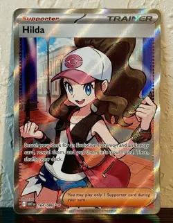 Hilda 164/086 Full Art Ultra Rare White Flare Pokemon TCG Trainer Card - Image 1