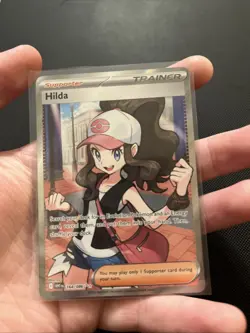 Hilda 164/086 Full Art Ultra Rare White Flare Pokemon TCG Trainer Card - Image 1