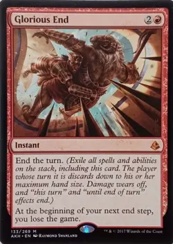 133/269 GLORIOUS END MYTHIC AMONKHET MTG CARD - Image 1