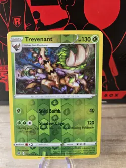Pokemon TCG Trevenant 015/192 Rebel Clash Reverse Holo Rare Card - Image 1