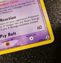 Pokemon TCG 2006 Legend Maker Gengar Holo Rare Card 5/92 LP Condition SCA - Image 3