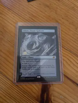 MTG Urthros Titanic Godcore Foil Promo Card NM Magic The Gathering - Image 1