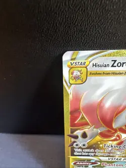 Hisuian Zoroark VSTAR Gold Secret Rare 213/196 Lost Origin Pokemon Card - NM - Image 2
