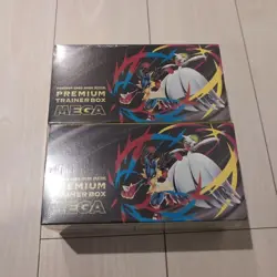 Pokemon Card Premium Trainer Box Japanese Sealed Set of 2 Mega Brave & Symphonia - Image 1