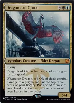 219/264 DRAGONLORD OJUTAI MYTHIC DRAGONS OF TARKIR MTG CARD - Image 1