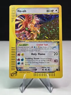 Ho-Oh 149/144 Skyridge Holographic Pokemon Card Ultra Rare Holo - Image 1