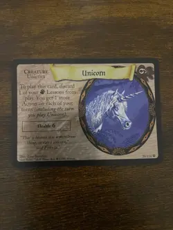 Unicorn Foil 20/116 Holo Harry Potter TCG Card Rare Base Set - Image 1