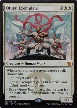 027/264 OTUJAI EXEMPLARS MYTHIC DRAGONS OF TARKIR MTG CARD - Image 1