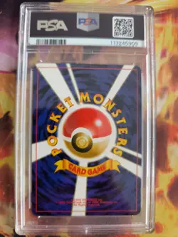 Pokemon Card Laschoking Slowking Neo Genesis Holo Gsnw Gold Japanese PSA 4 - Image 5
