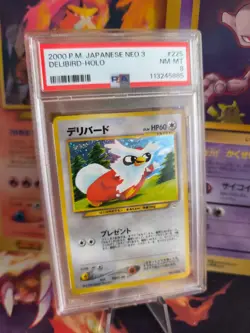 Pokemon Card Botogel Delibird Neo Revelation Awakening Legends Japanese PSA 8 - Image 1