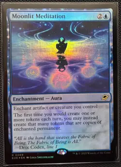 MTG Edge Of Eternities Moonlit Meditation Foil (Rare) - Image 1