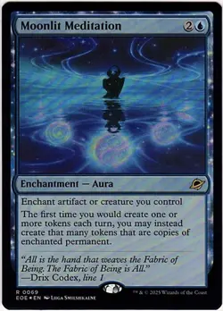 MTG Edge Of Eternities Moonlit Meditation Foil (Rare) - Image 2