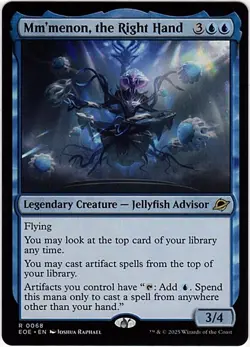 MTG Edge Of Eternities Mm'memon, the Right Hand (Rare) - Image 1