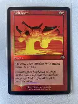 Mint/Near-Mint, English - 1 x MTG Meltdown - Foil - Retro Frame Modern Horizons - Image 1