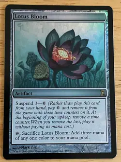 MTG: Lotus Bloom: Time Spiral: Foil: Near Mint Condition - Image 1