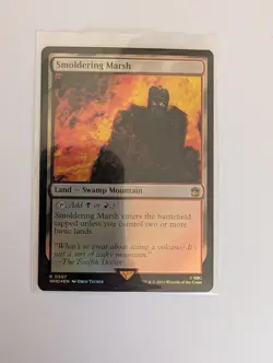 MtG Smoldering Marsh Doctor Who Magic Gathering NM/M - Image 1