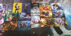 Mtg. 15 Art Cards From Final Fantasy. Tifa Martial Artist And More. Nm - Image 1