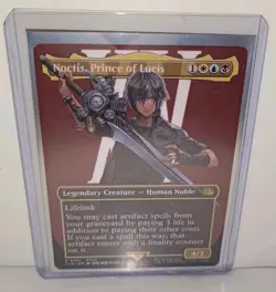 Noctis, Prince of Lucis - #0401 - Final Fantasy - MTG - Borderless Non-Foil Rare - Image 1