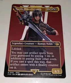 Noctis, Prince of Lucis - #0401 - Final Fantasy - MTG - Borderless Non-Foil Rare - Image 4