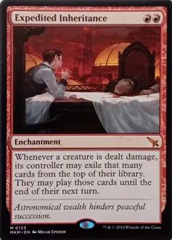 0123 EXPEDITED INHERITANCE MYTHIC MURDERS AT KARLOV MANOR MTG CARD - Image 1