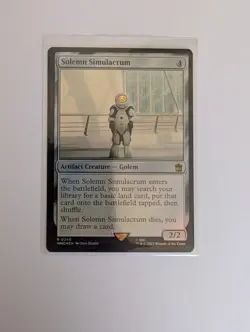 MtG Solemn Simulacrum Doctor Who Magic Gathering NM/M - Image 1