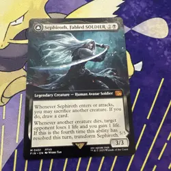 MTG Final Fantasy: Sephiroth, Fabled SOLDIER (Extended Art) 0451 NON-FOIL - Image 2