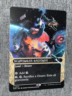 MTG - R Scavenger Grounds 0037 (Borderless) - Edge of Eternities NM/M Condition - Image 1