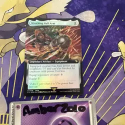 MTG - Wrecking Ball Arm - FOIL Extended Art - Final Fantasy - FIC 0128 - NM - Image 1