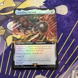 MTG - Wrecking Ball Arm - FOIL Extended Art - Final Fantasy - FIC 0128 - NM - Image 2