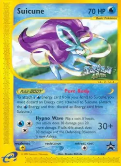 Pokemon Suicune MP 1st Edition Normal WoTC Promo - Image 1