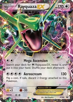 Pokemon Rayquaza EX - XY66 MP 1st Edition Normal XY Promos - Image 1