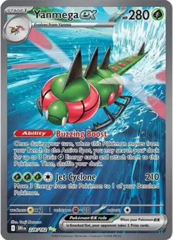 Pokemon Yanmega ex - 228 NM 1st Edition Normal SV10: Destined Rivals - Image 1