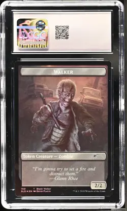 WALKER TOKEN Secret Lair Foil Walking Dead CGC 10 MTG [Nostalgium] - Image 2