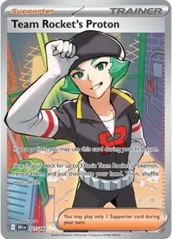 Pokemon Team Rocket's Proton - 227 NM 1st Edition Normal SV10: Destined Rivals - Image 1