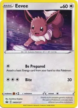 Pokemon Eevee - SWSH127 NM 1st Edition Normal SWSH: Sword & Shield Promo Cards - Image 1