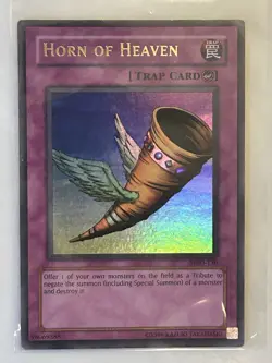 YuGiOh Horn Of Heaven MRD-130 Metal Raiders Ultra Rare Lightly Played Unlimited - Image 1