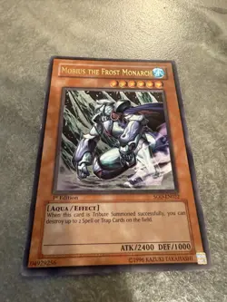 Yugioh! Mobius The Frost Monarch SOD-EN022 Ultimate Rare 1st Edition #W2 - Image 2
