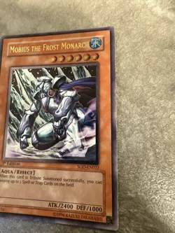 Yugioh! Mobius The Frost Monarch SOD-EN022 Ultimate Rare 1st Edition #W2 - Image 4