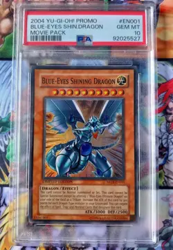 PSA 10 Yugioh Blue-Eyes Shining Dragon MOV-EN001 Super Rare 2004 GEM MINT 💎 - Image 1