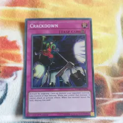 DANE-EN078 Crackdown Super Rare Mixed Editions NM Yugioh Card - Image 1