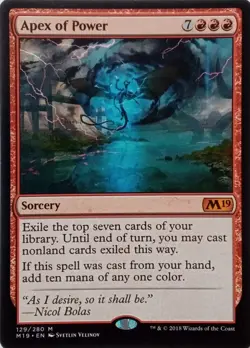 129/280 APEX OF POWER MYTHIC CORE SET 2019 MTG CARD - Image 1
