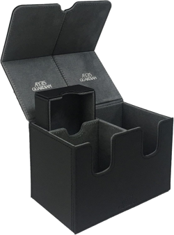 AEGIS GUARDIAN Card Deck Box with Dice Tray for MTG Cards Commander Deck Box Hol - Image 1