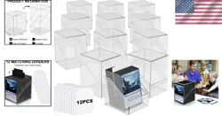 Clear Acrylic Card Deck Boxes with 12 Dividers - Perfect for Collectors - Image 2
