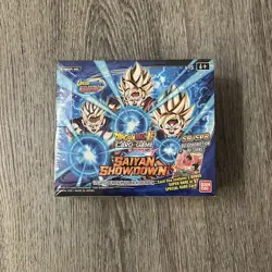 Dragon Ball Saiyan Showdown Sealed Booster Box of 24 Packs B15 Z Super Card Game - Image 1
