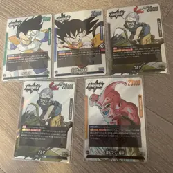 Dragon Ball Fusion World Manga Booster Leader Card Set of 5 | Bandai Japan - Image 1