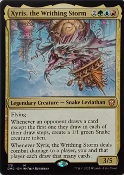 175 XYRIS, THE WRITHING STORM MYTHIC DOMINARIA UNITED COMMANDER MTG CARD - Image 1