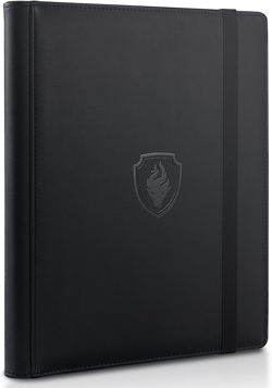 Trading Card Binder 9 Pocket, PU Cover Card Collection Binder for 360 Cards, Pr - Image 1