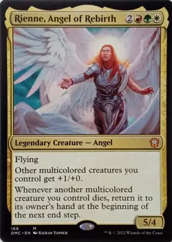 166 RIENNE, ANGEL OF REBIRTH MYTHIC DOMINARIA UNITED COMMANDER MTG CARD - Image 1