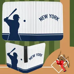 Baseball Card Binder with Sleeves, 900 Pocket, White, New York, 3 Ring, for C... - Image 4