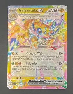 Pokemon Card Galvantula EX 051/142 Stellar Crown - Near Mint - Image 1